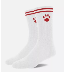 Prowler RED Crew Socks COTTON GAY MENS White Red